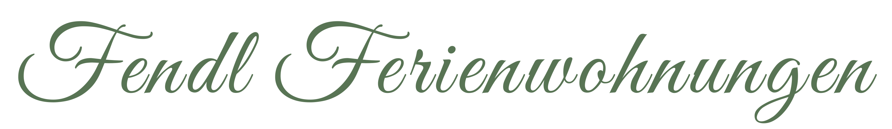 Logo Fendl Ferienwohnungen